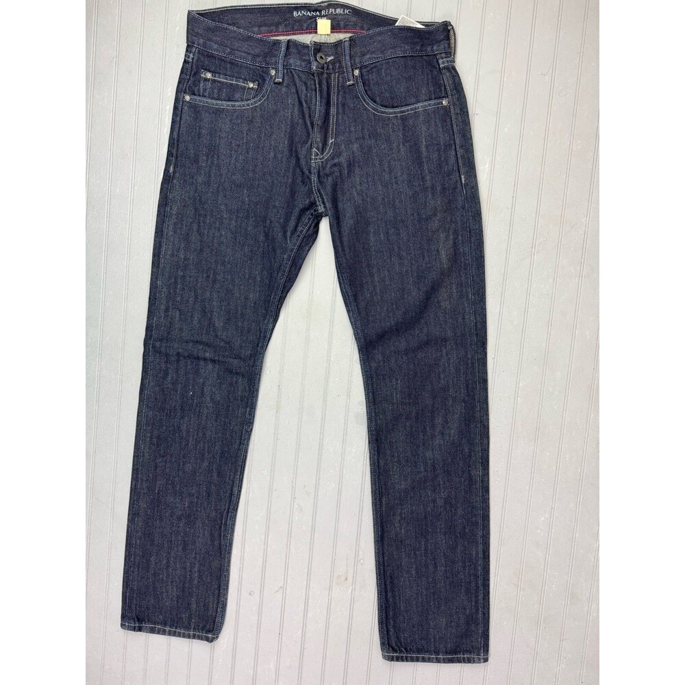 Banana Republic Size 30x30 Mens Jeans Cotton Dark Wash Straight